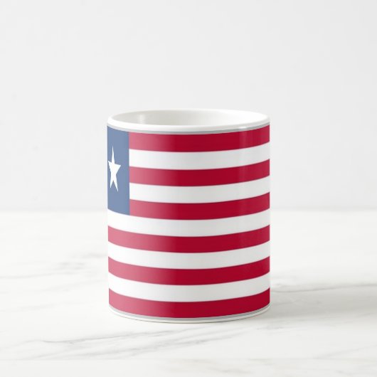 Liberia - Flagge - Kaffeetasse (Mittel)