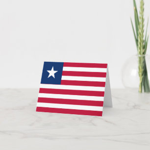 Liberia-Flagge Karte