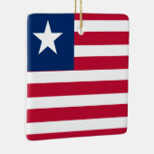 Liberia-Flagge Keramikornament (Rechts)