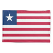 Liberia-Flagge Kissenbezug (Rückseite)