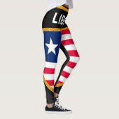 Liberia-Flagge Leggings (Rechts)