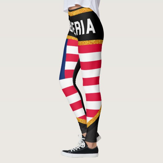 Liberia-Flagge Leggings (Links)