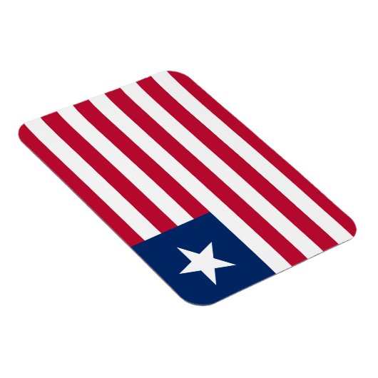 Liberia-Flagge Magnet (Rechte Seite)