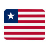 Liberia-Flagge Magnet (Horizontal)