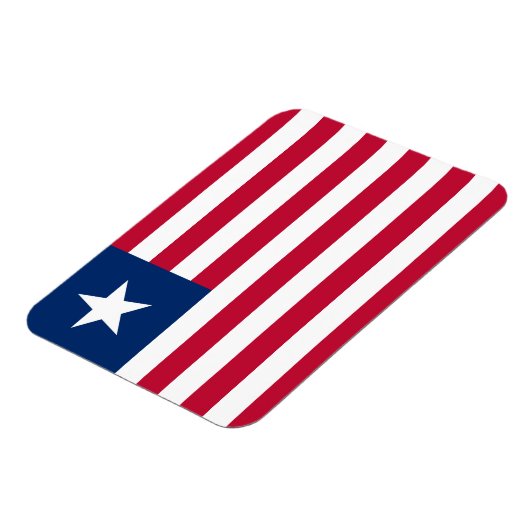 Liberia-Flagge Magnet (Linke Seite)