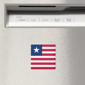 Liberia-Flagge Magnet (In Situ (Geschirrspüler))