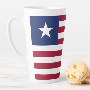 Liberia-Flagge Milchtasse