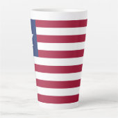 Liberia-Flagge Milchtasse (Vorderseite)