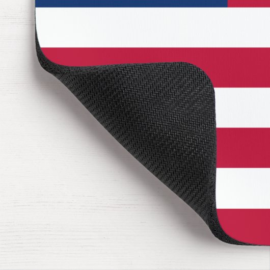 Liberia-Flagge Mousepad (Ecke)