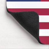 Liberia-Flagge Mousepad (Ecke)