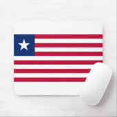 Liberia-Flagge Mousepad (Mit Mouse)