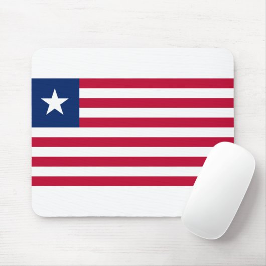 Liberia-Flagge Mousepad (Mit Mouse)