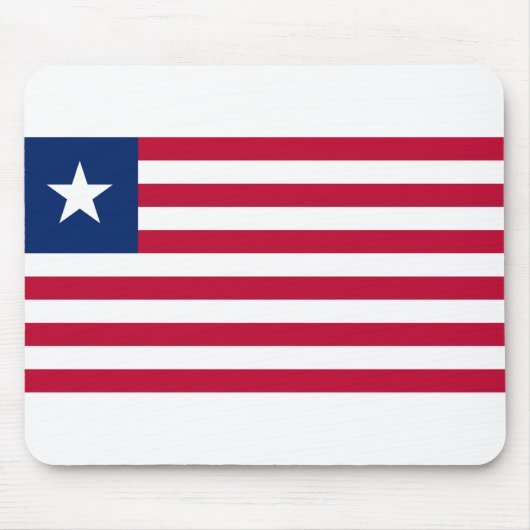 Liberia-Flagge Mousepad (Vorne)