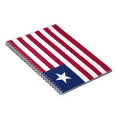 Liberia-Flagge Notizblock (Rechte Seite)