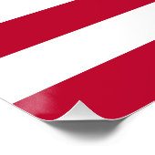 Liberia-Flagge Poster (Ecke)