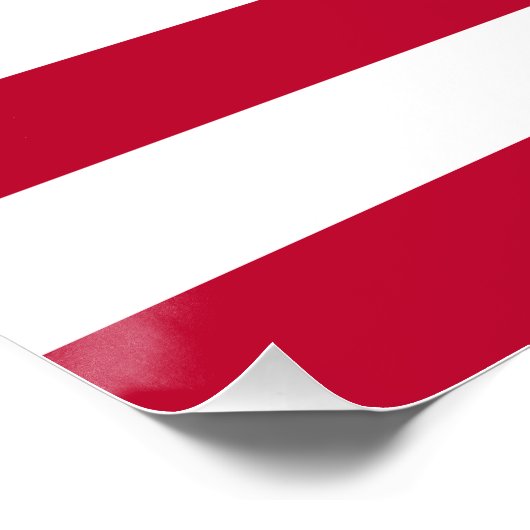 Liberia-Flagge Poster (Ecke)