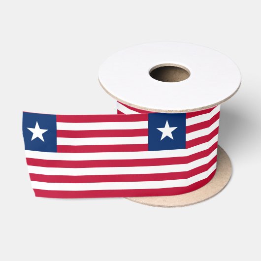 Liberia-Flagge Satinband (Spule)