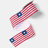 Liberia-Flagge Satinband (Rückseite)