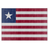 Liberia-Flagge Schneidebrett (Vorderseite)
