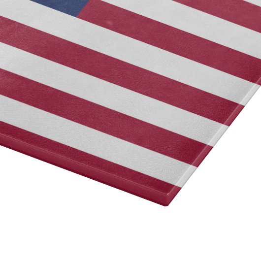Liberia-Flagge Schneidebrett (Ecke)