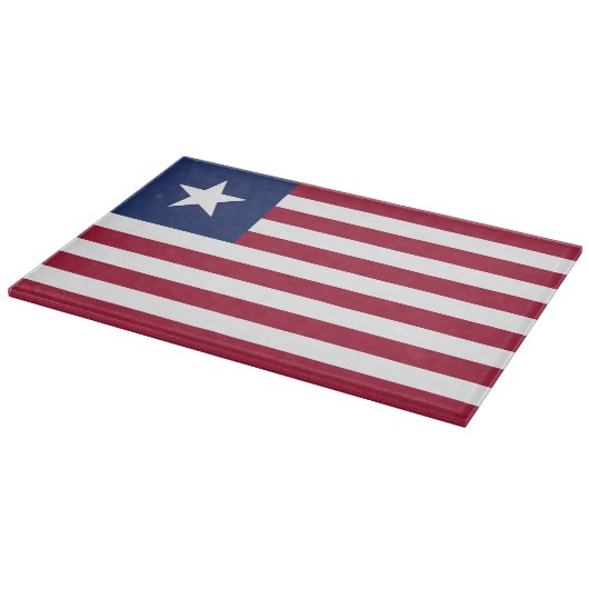 Liberia-Flagge Schneidebrett (Ecke)