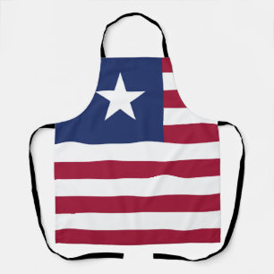Liberia-Flagge Schürze