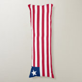 Liberia-Flagge Seitenschläferkissen (Vorderseite Vertikal)
