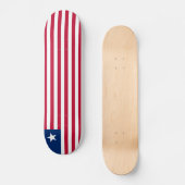 Liberia-Flagge Skateboard (Vorderseite)