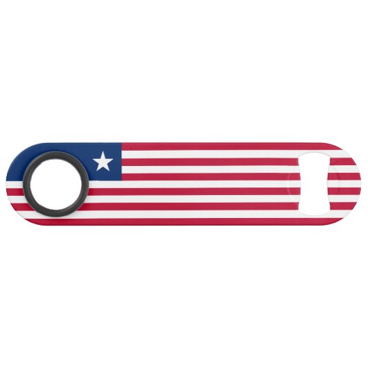 Liberia-Flagge Speed Flaschenöffner (Vorderseite (Horizontal))