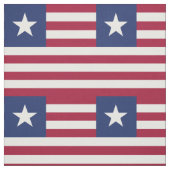 Liberia-Flagge Stoff (Muster)