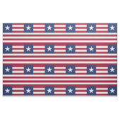 Liberia-Flagge Stoff (Fat Quarter (45,7 x 55,9 cm))