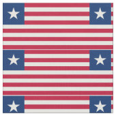 Liberia-Flagge Stoff (Nahaufnahme)