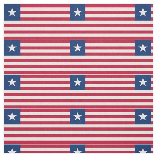 Liberia-Flagge Stoff (Muster)