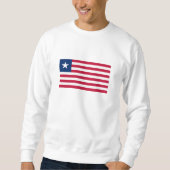Liberia-Flagge Sweatshirt (Vorderseite)