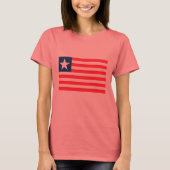 Liberia-Flagge T-Shirt (Vorderseite)