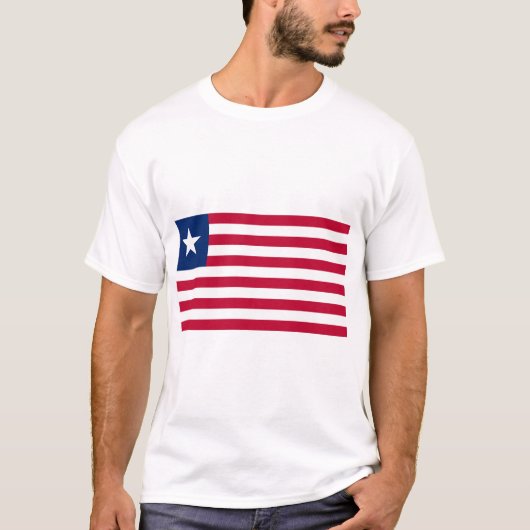 Liberia-Flagge T-Shirt (Vorderseite)