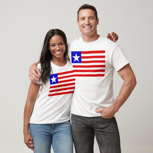 Liberia-Flagge T-Shirt (Unisex)