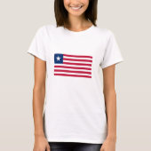 Liberia-Flagge T-Shirt (Vorderseite)