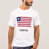 Liberia-Flagge T-Shirt (Vorderseite)
