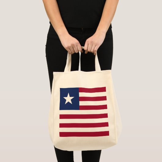 Liberia-Flagge Tragetasche (Vorderseite (Produkt))