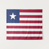 Liberia-Flagge Wandteppich (Vorderseite (Horizontal))
