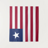 Liberia-Flagge Wandteppich (Vorderseite)