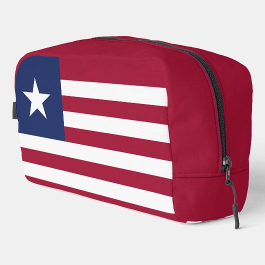 Liberia-Flagge Waschbeutel (Rechte Ecke)