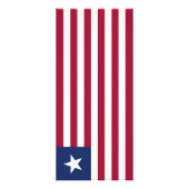 Liberia-Flagge Werbekarte (Hinten)