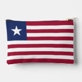 Liberia-Flagge Zubehörtasche (Rückseite)