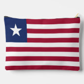 Liberia-Flagge Zubehörtasche (Rückseite)