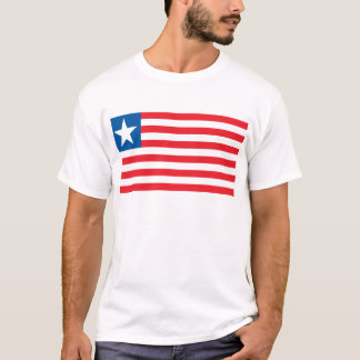 Liberia-Flaggen-T - Shirt
