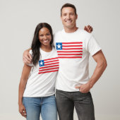 Liberia-Flaggen-T - Shirt (Unisex)