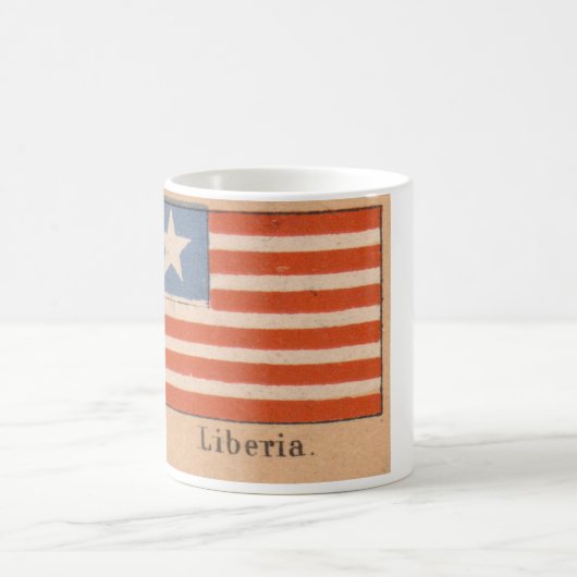 Liberia-Flaggen-Tasse Kaffeetasse (Mittel)
