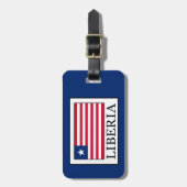 Liberia Gepäckanhänger (Vorderseite vertikal)